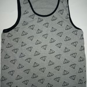 X-S-Ive Grey/Black Mens Tank